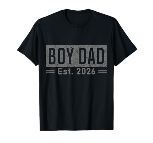 Männer Junge Papa Est 2026 Neugeborene Papa Vater Baby Junge Sohn T-Shirt Männer Junge Papa Est 2026 Neugeborene Papa Vater Baby Junge Sohn T-Shirt von boy Dad Est 2026 Co Tee