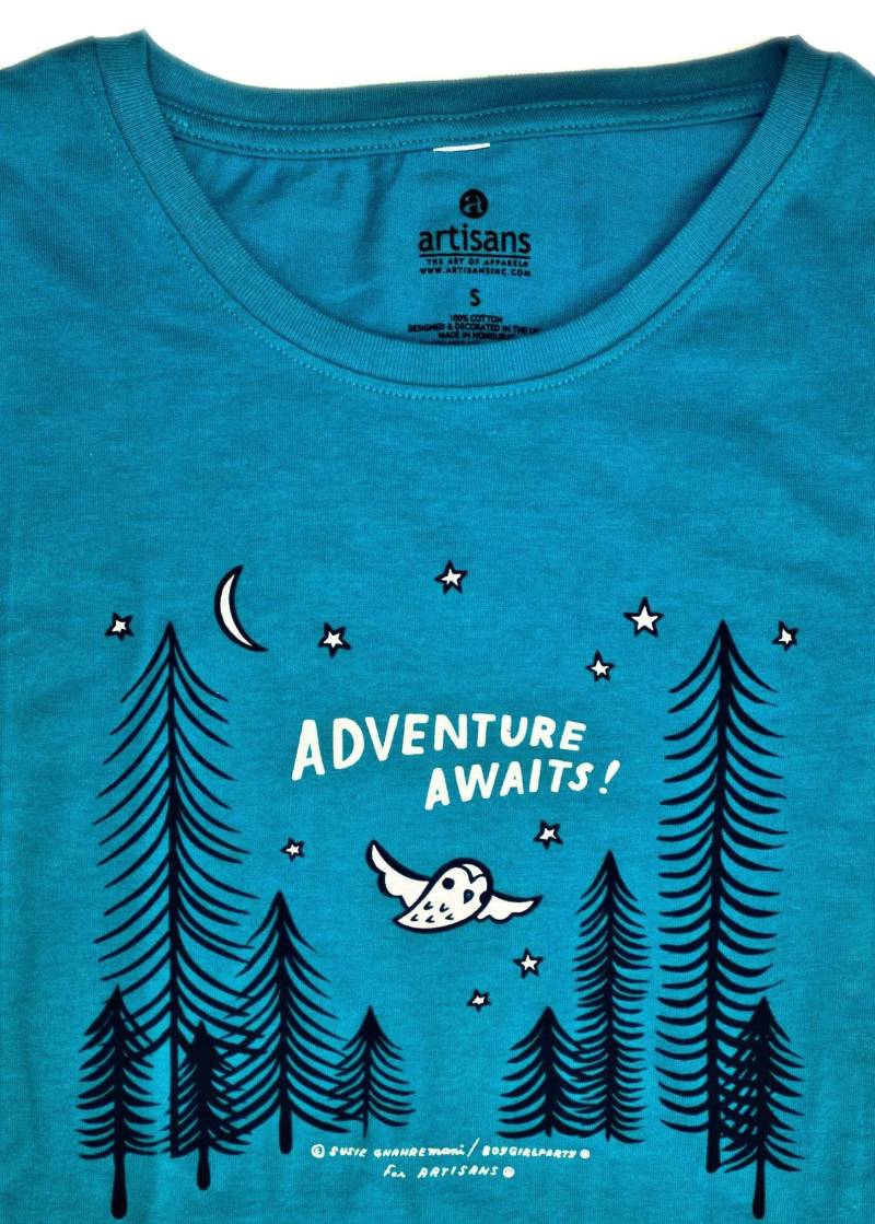 Abenteuer Erwartet Wildes Frauen T-Shirt Grafik-T-Shirts Für Frühling - Baumwoll-Shirt Cooles Kunst-T-Shirt Abenteuer Erwartet Wildes Frauen T-Shirt Grafik-T-Shirts Für Frühling - Baumwoll-Shirt Cooles Kunst-T-Shirt von boygirlparty