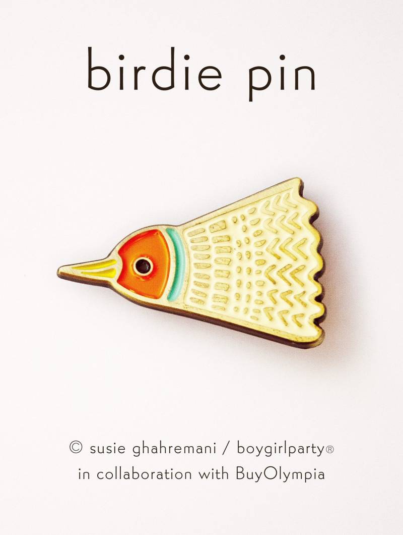 Badminton Birdie Emaille Pin Geschenke Federball Schmuck - Einzigartige Pins Witzige Anstecknadel von boygirlparty