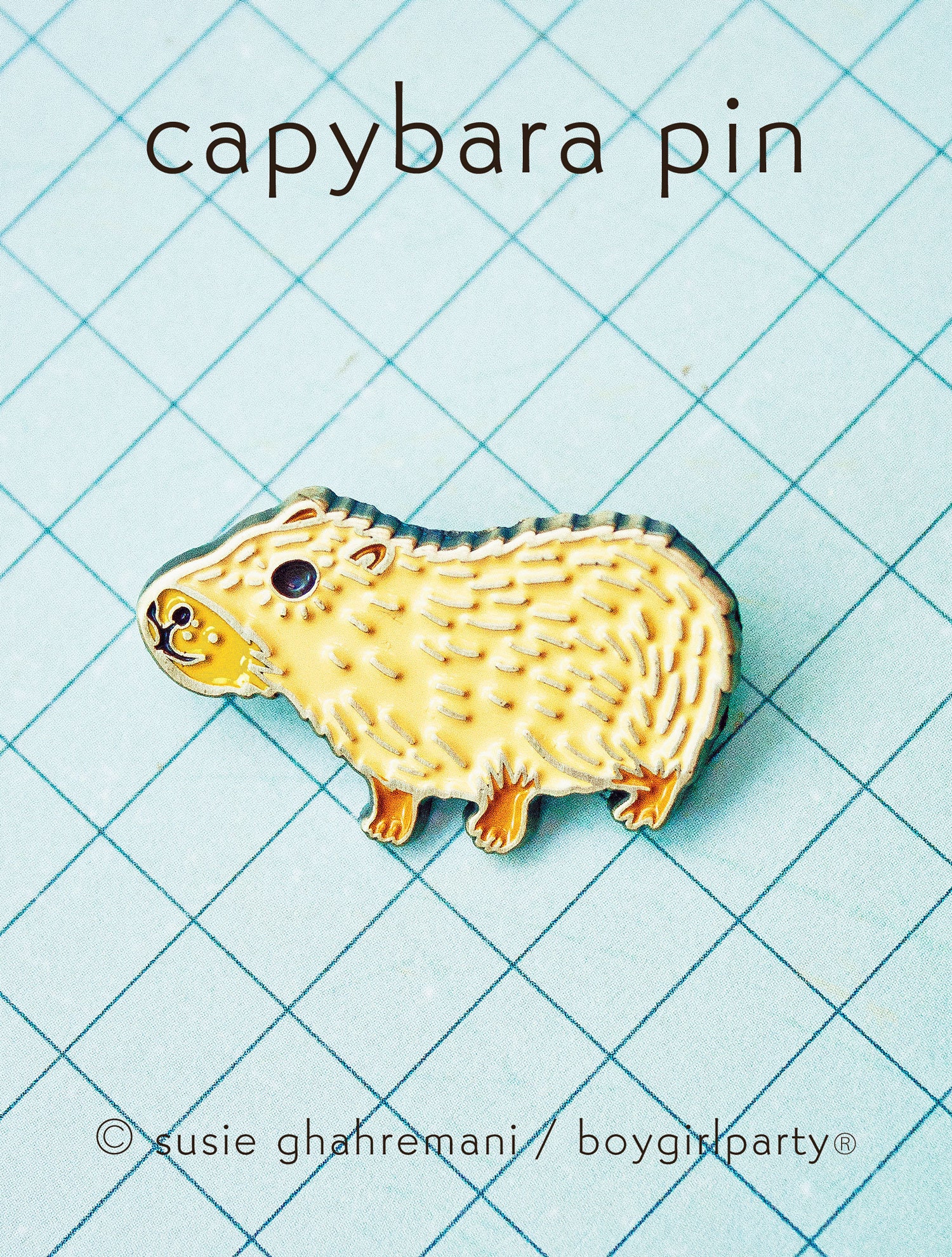 Capybara Emaille Pin Brosche Abzeichen Spiel Anstecknadel Kawaii Flair Aufnäher Und Pins Capybara Emaille Pin Brosche Abzeichen Spiel Anstecknadel Kawaii Flair Aufnäher Und Pins von boygirlparty