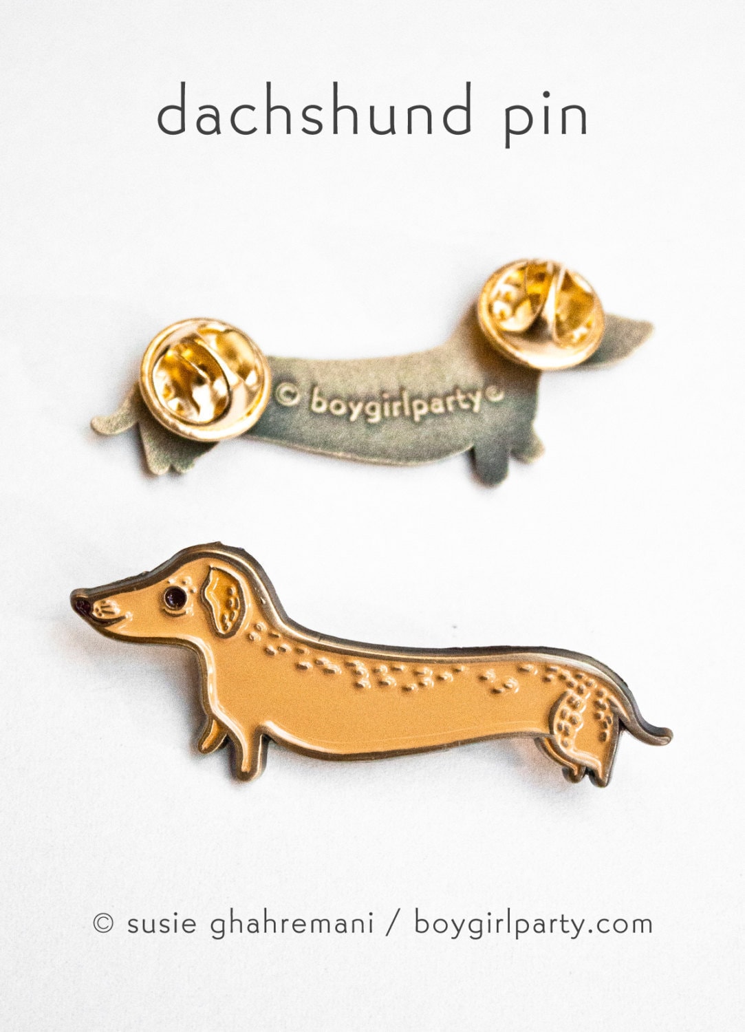 Dackel Pin/Brosche - Geschenk Schmuck Emaille Hundeliebhaber Geschenke Für Männer Dackel Pin/Brosche - Geschenk Schmuck Emaille Hundeliebhaber Geschenke Für Männer von boygirlparty