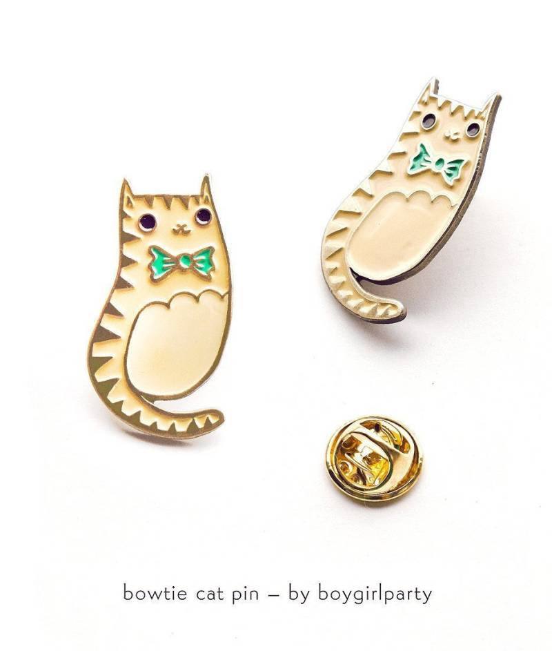 Katzen Pin - Süße Emaille Pins Fliege Katze Anstecknadel Für Rucksäcke Niedliche Geschenke von boygirlparty