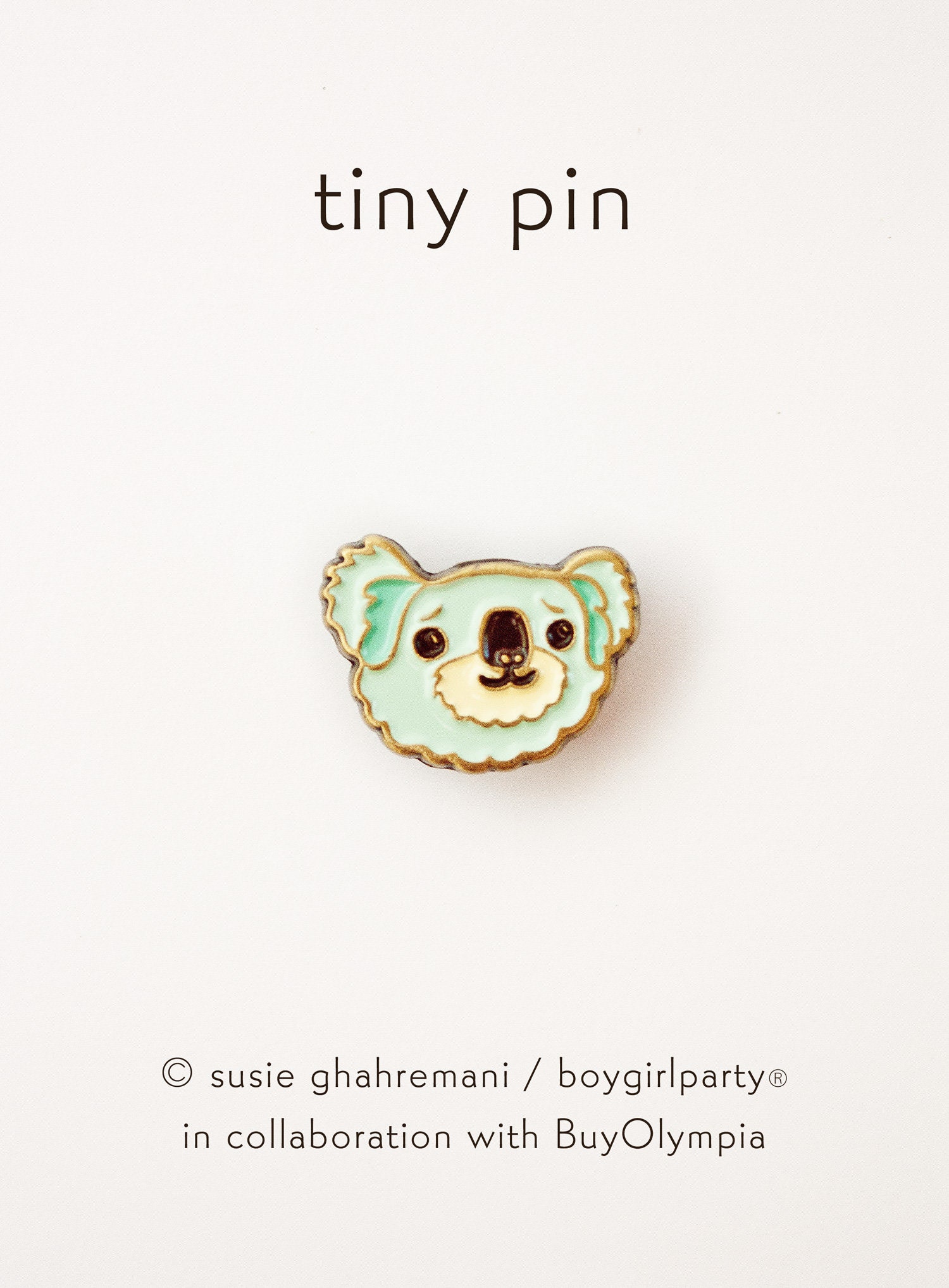 Kawaii Koala Pin Kleine Anstecknadel von boygirlparty