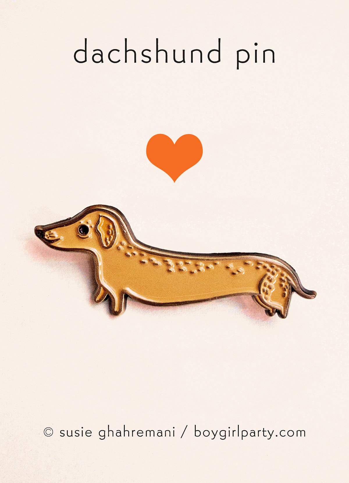 Muttertagsgeschenk Dackel Pin Geschenk Hundeliebhaber Hund Anstecknadel von boygirlparty