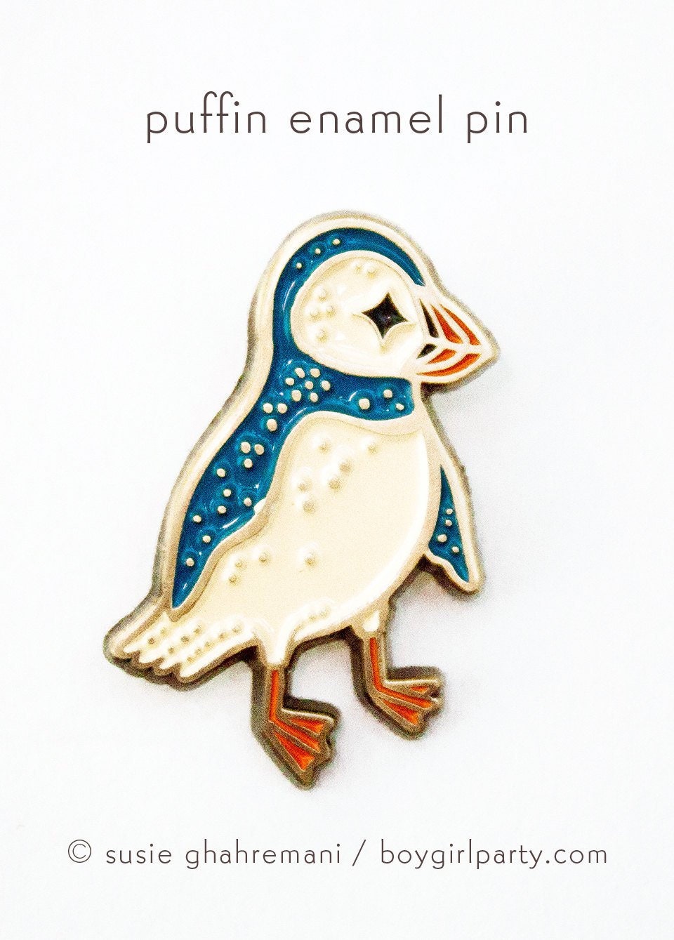 Papageitaucher Pin - Tier Emaille Pin Vogel Anstecknadel Seaside Schmuck Einzigartige Pins Emaille Maine Puffin Niedliche Anstecker Für von boygirlparty