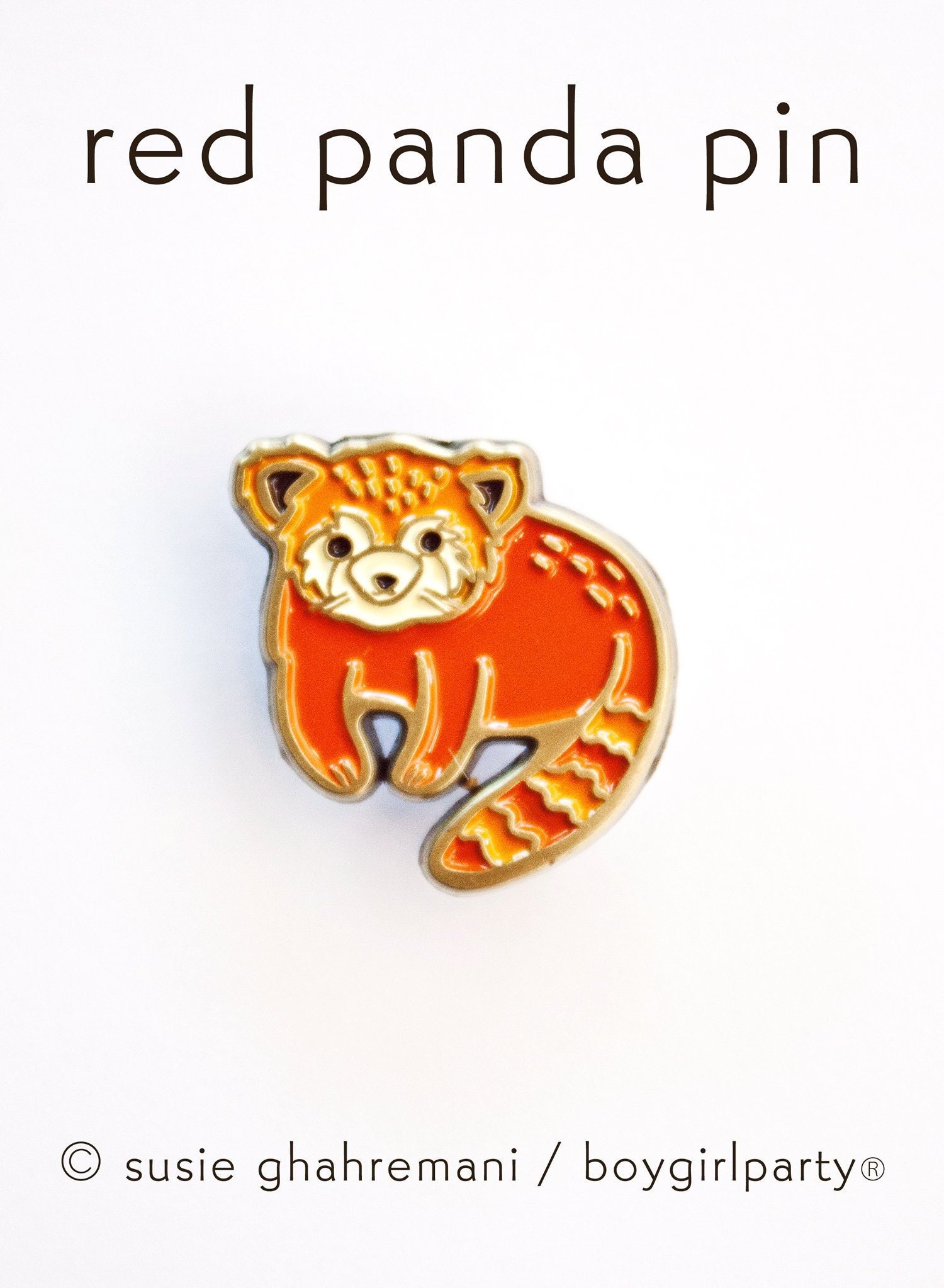 Roter Panda Pin - Süße Emaille Pins Für Rucksäcke Schmuck Tier Kleines Geschenk von boygirlparty