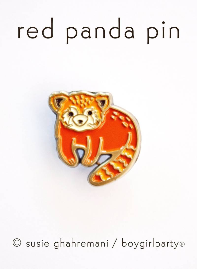 Roter Panda Pin - Süße Emaille Pins Für Rucksäcke Schmuck Tier Kleines Geschenk von boygirlparty