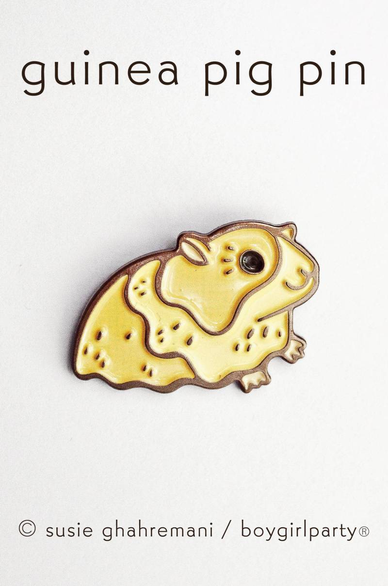 Süße Emaille Pins Hamster Schmuck, Meerschweinchen Liebhaber, Rucksack Pin Kleine Tier Geschenke Süße von boygirlparty