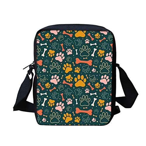 Damen-Umhängetasche, Schmetterling-Design, Violett, Hundepfotenabdruck, Einheitsgröße Damen-Umhängetasche, Schmetterling-Design, Violett, Hundepfotenabdruck, Einheitsgröße von bqabhu