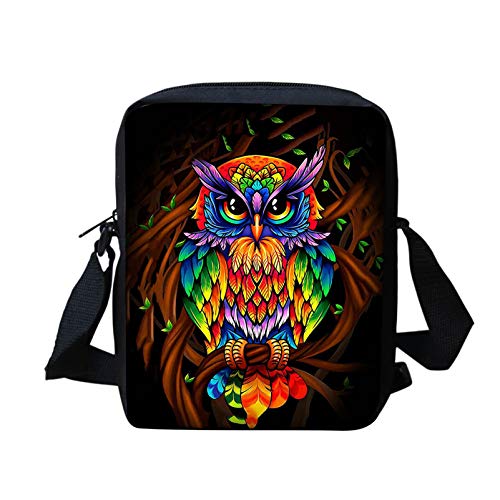 Damen-Umhängetasche, Schmetterling-Design, Violett, Schwarz , Einheitsgröße von bqabhu