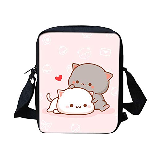 Damen-Umhängetasche, Schmetterling-Design, Violett, katze, Einheitsgröße Damen-Umhängetasche, Schmetterling-Design, Violett, katze, Einheitsgröße von bqabhu