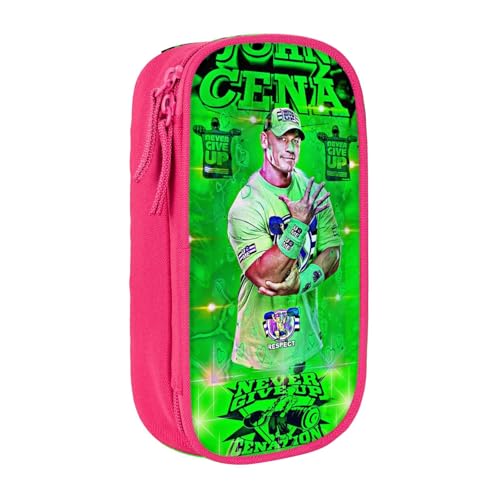 John Cena Federmäppchen mit großem Fassungsvermögen, Federmäppchen mit Reißverschluss, Schulbedarf, Federmäppchen für Mädchen, Jungen, Büro von bqabhu