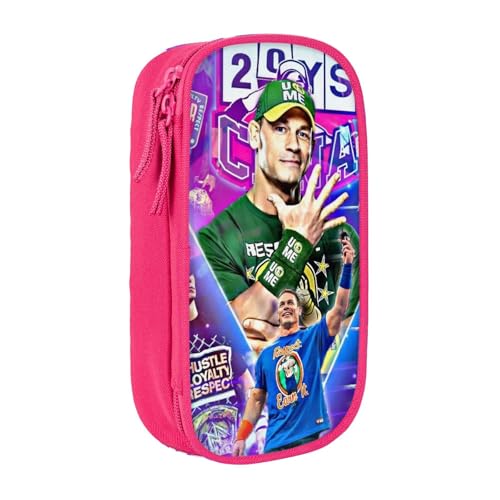 John Cena Federmäppchen mit großem Fassungsvermögen, Federmäppchen mit Reißverschluss, Schulbedarf, Federmäppchen für Mädchen, Jungen, Büro John Cena Federmäppchen mit großem Fassungsvermögen, Federmäppchen mit Reißverschluss, Schulbedarf, Federmäppchen für Mädchen, Jungen, Büro von bqabhu