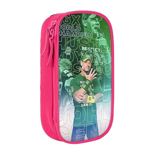 John Cena Federmäppchen mit großem Fassungsvermögen, Federmäppchen mit Reißverschluss, Schulbedarf, Federmäppchen für Mädchen, Jungen, Büro John Cena Federmäppchen mit großem Fassungsvermögen, Federmäppchen mit Reißverschluss, Schulbedarf, Federmäppchen für Mädchen, Jungen, Büro von bqabhu