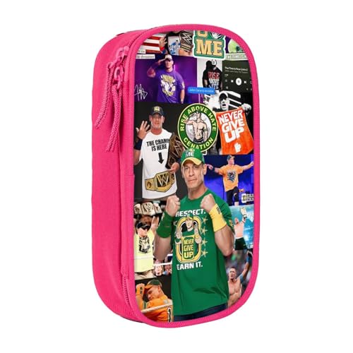 John Cena Federmäppchen mit großem Fassungsvermögen, Federmäppchen mit Reißverschluss, Schulbedarf, Federmäppchen für Mädchen, Jungen, Büro John Cena Federmäppchen mit großem Fassungsvermögen, Federmäppchen mit Reißverschluss, Schulbedarf, Federmäppchen für Mädchen, Jungen, Büro von bqabhu