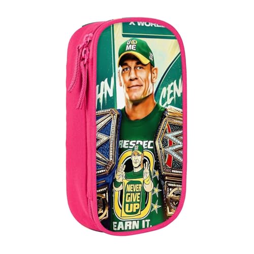 John Cena Federmäppchen mit großem Fassungsvermögen, Federmäppchen mit Reißverschluss, Schulbedarf, Federmäppchen für Mädchen, Jungen, Büro John Cena Federmäppchen mit großem Fassungsvermögen, Federmäppchen mit Reißverschluss, Schulbedarf, Federmäppchen für Mädchen, Jungen, Büro von bqabhu