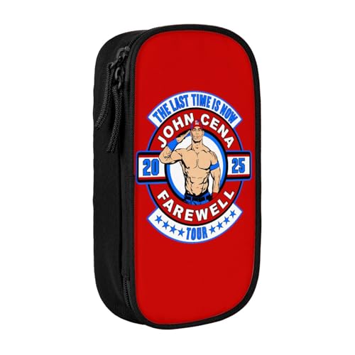 John Cena Federmäppchen mit großem Fassungsvermögen, Federmäppchen mit Reißverschluss, Schulbedarf, Federmäppchen für Mädchen, Jungen, Büro John Cena Federmäppchen mit großem Fassungsvermögen, Federmäppchen mit Reißverschluss, Schulbedarf, Federmäppchen für Mädchen, Jungen, Büro von bqabhu