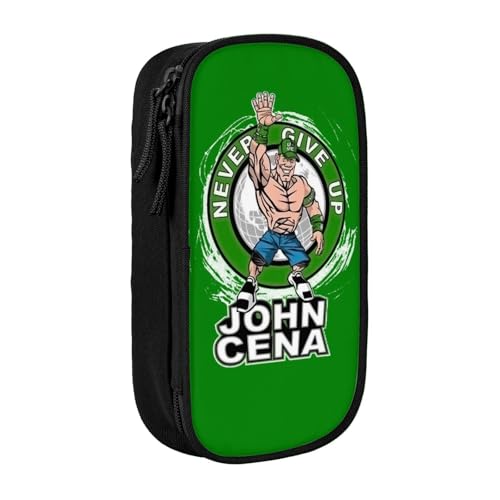 John Cena Federmäppchen mit großem Fassungsvermögen, Federmäppchen mit Reißverschluss, Schulbedarf, Federmäppchen für Mädchen, Jungen, Büro John Cena Federmäppchen mit großem Fassungsvermögen, Federmäppchen mit Reißverschluss, Schulbedarf, Federmäppchen für Mädchen, Jungen, Büro von bqabhu