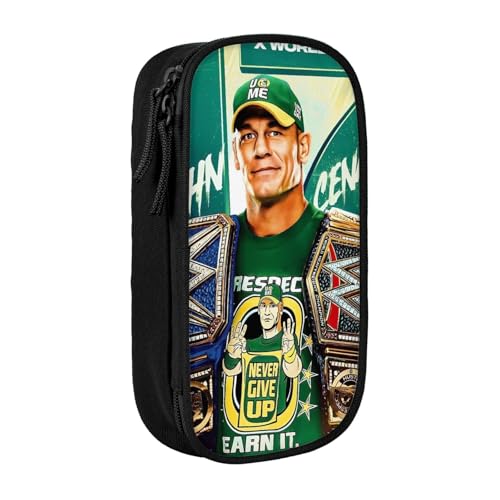 John Cena Federmäppchen mit großem Fassungsvermögen, Federmäppchen mit Reißverschluss, Schulbedarf, Federmäppchen für Mädchen, Jungen, Büro John Cena Federmäppchen mit großem Fassungsvermögen, Federmäppchen mit Reißverschluss, Schulbedarf, Federmäppchen für Mädchen, Jungen, Büro von bqabhu