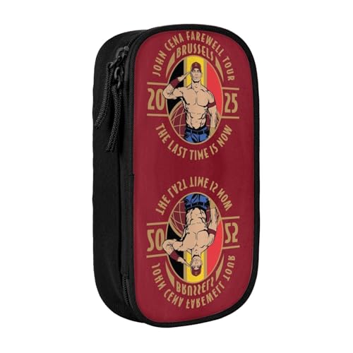 John Cena Federmäppchen mit großem Fassungsvermögen, Federmäppchen mit Reißverschluss, Schulbedarf, Federmäppchen für Mädchen, Jungen, Büro John Cena Federmäppchen mit großem Fassungsvermögen, Federmäppchen mit Reißverschluss, Schulbedarf, Federmäppchen für Mädchen, Jungen, Büro von bqabhu