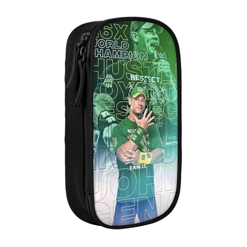 John Cena Federmäppchen mit großem Fassungsvermögen, Federmäppchen mit Reißverschluss, Schulbedarf, Federmäppchen für Mädchen, Jungen, Büro John Cena Federmäppchen mit großem Fassungsvermögen, Federmäppchen mit Reißverschluss, Schulbedarf, Federmäppchen für Mädchen, Jungen, Büro von bqabhu