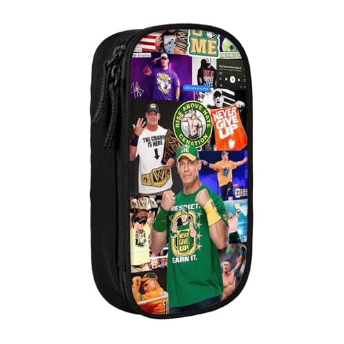 John Cena Federmäppchen mit großem Fassungsvermögen, Federmäppchen mit Reißverschluss, Schulbedarf, Federmäppchen für Mädchen, Jungen, Büro John Cena Federmäppchen mit großem Fassungsvermögen, Federmäppchen mit Reißverschluss, Schulbedarf, Federmäppchen für Mädchen, Jungen, Büro von bqabhu