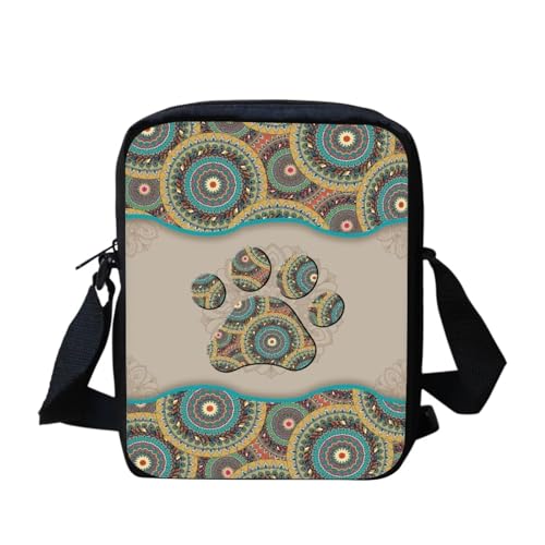 Umhängetasche mit weihnachtlicher Katze, für Damen, Mini-Umhängetasche, süße Umhängetasche, Schultertasche für Damen und Herren, kleine Umhängetasche, Mini-Handygeldbörse, Geldbörse mit Reißverschluss von bqabhu