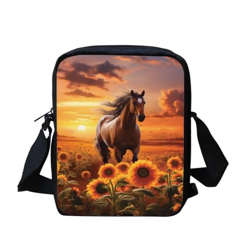 Umhängetasche mit weihnachtlicher Katze, für Damen, Mini-Umhängetasche, süße Umhängetasche, Schultertasche für Damen und Herren, kleine Umhängetasche, Mini-Handygeldbörse, Geldbörse mit Reißverschluss von bqabhu