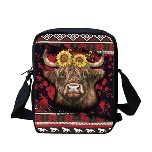 Umhängetasche mit weihnachtlicher Katze, für Damen, Mini-Umhängetasche, süße Umhängetasche, Schultertasche für Damen und Herren, kleine Umhängetasche, Mini-Handygeldbörse, Geldbörse mit Reißverschluss von bqabhu