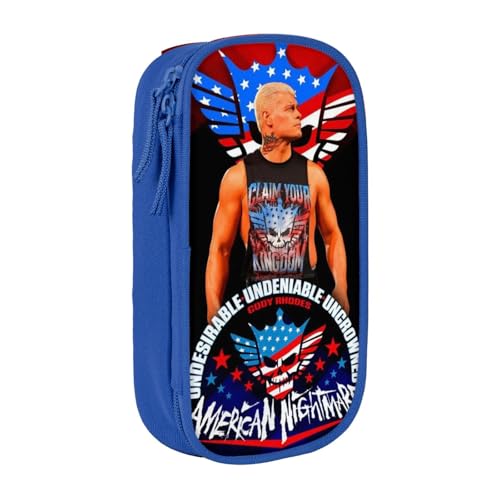 bqabhu Cody Rhodes Wrestler Federmäppchen, großes Fassungsvermögen, mehrere Fächer, Schreibwarenbox, Stifteetui, Schreibtisch-Organizer für Schule, Büro, Zuhause bqabhu Cody Rhodes Wrestler Federmäppchen, großes Fassungsvermögen, mehrere Fächer, Schreibwarenbox, Stifteetui, Schreibtisch-Organizer für Schule, Büro, Zuhause von bqabhu