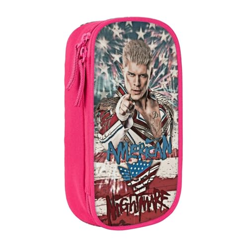 bqabhu Cody Rhodes Wrestler Federmäppchen, großes Fassungsvermögen, mehrere Fächer, Schreibwarenbox, Stifteetui, Schreibtisch-Organizer für Schule, Büro, Zuhause bqabhu Cody Rhodes Wrestler Federmäppchen, großes Fassungsvermögen, mehrere Fächer, Schreibwarenbox, Stifteetui, Schreibtisch-Organizer für Schule, Büro, Zuhause von bqabhu