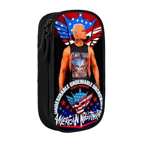 bqabhu Cody Rhodes Wrestler Federmäppchen, großes Fassungsvermögen, mehrere Fächer, Schreibwarenbox, Stifteetui, Schreibtisch-Organizer für Schule, Büro, Zuhause bqabhu Cody Rhodes Wrestler Federmäppchen, großes Fassungsvermögen, mehrere Fächer, Schreibwarenbox, Stifteetui, Schreibtisch-Organizer für Schule, Büro, Zuhause von bqabhu