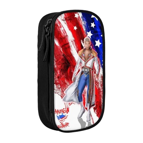 bqabhu Cody Rhodes Wrestler Federmäppchen, großes Fassungsvermögen, mehrere Fächer, Schreibwarenbox, Stifteetui, Schreibtisch-Organizer für Schule, Büro, Zuhause bqabhu Cody Rhodes Wrestler Federmäppchen, großes Fassungsvermögen, mehrere Fächer, Schreibwarenbox, Stifteetui, Schreibtisch-Organizer für Schule, Büro, Zuhause von bqabhu