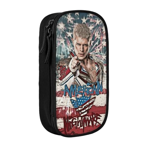 bqabhu Cody Rhodes Wrestler Federmäppchen, großes Fassungsvermögen, mehrere Fächer, Schreibwarenbox, Stifteetui, Schreibtisch-Organizer für Schule, Büro, Zuhause bqabhu Cody Rhodes Wrestler Federmäppchen, großes Fassungsvermögen, mehrere Fächer, Schreibwarenbox, Stifteetui, Schreibtisch-Organizer für Schule, Büro, Zuhause von bqabhu