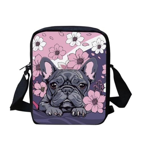 bqabhu Süße Koala Damen Messenger Bag Schulter Crossbody Umhängetasche mit verstellbarem Riemen, Französische Bulldogge, Einheitsgröße bqabhu Süße Koala Damen Messenger Bag Schulter Crossbody Umhängetasche mit verstellbarem Riemen, Französische Bulldogge, Einheitsgröße von bqabhu