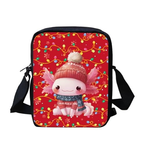 bqabhu Süße Umhängetasche mit Schneemann-Motiv, für Damen, Reise-Schultertasche mit verstellbarem Riemen, Cute Newt, Einheitsgröße bqabhu Süße Umhängetasche mit Schneemann-Motiv, für Damen, Reise-Schultertasche mit verstellbarem Riemen, Cute Newt, Einheitsgröße von bqabhu