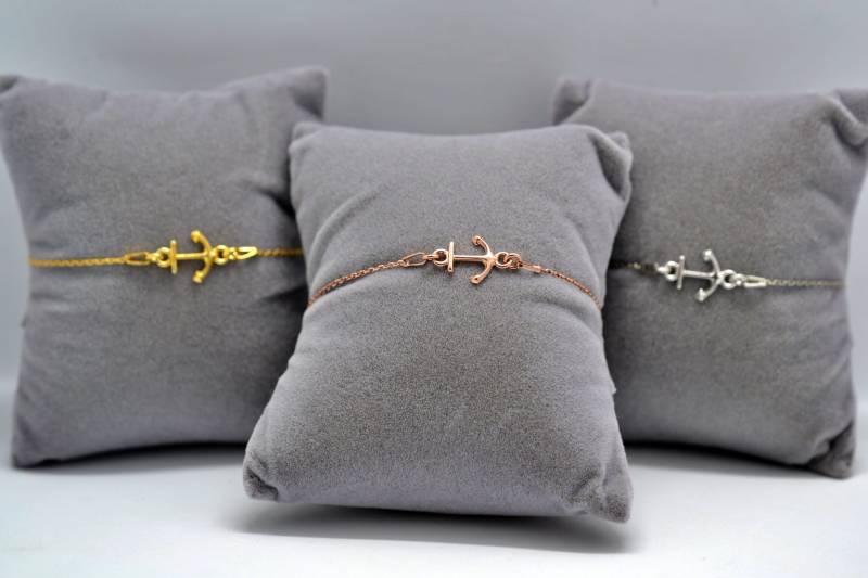 Anker Armband 925 Sterling Silber // Armkettchen Maritimer Schmuck Damen von bracelens