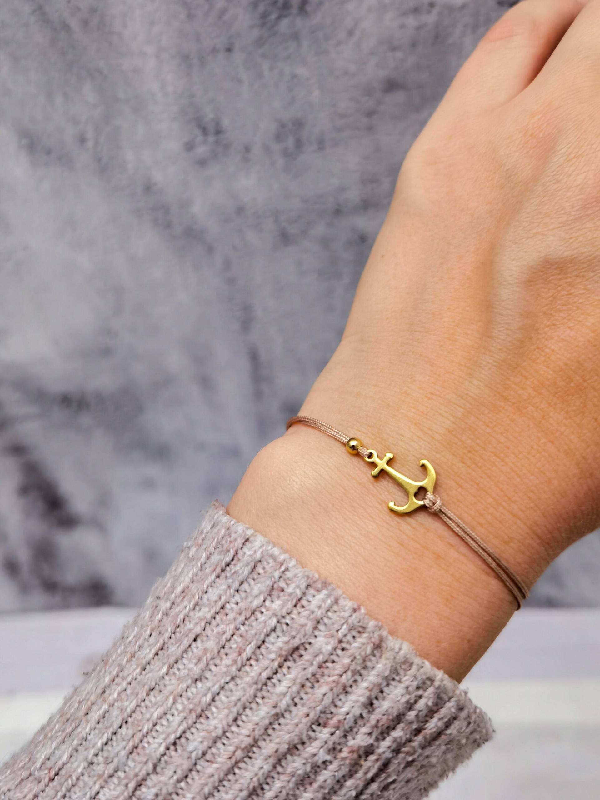 Anker Armband Edelstahl // Maritimer Schmuck Damen Geschenke Für Frauen von bracelens