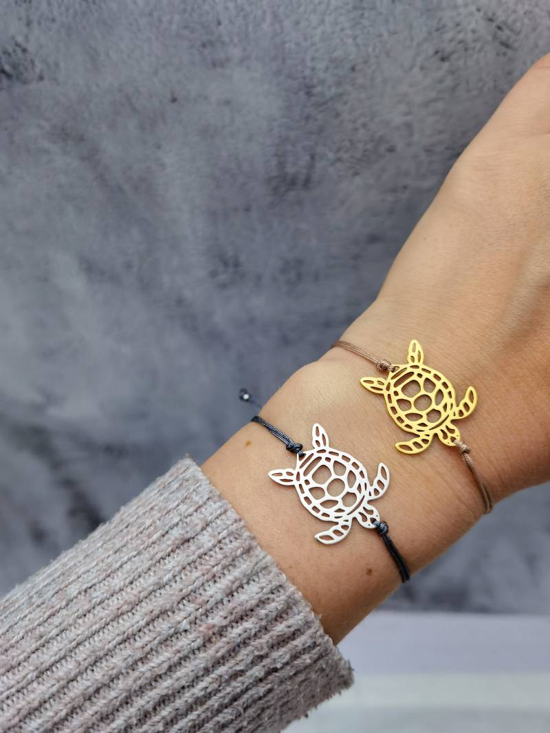 Armband Schildkröte Edelstahl I Geschenk Für Tierliebhaber Damen Herren von bracelens
