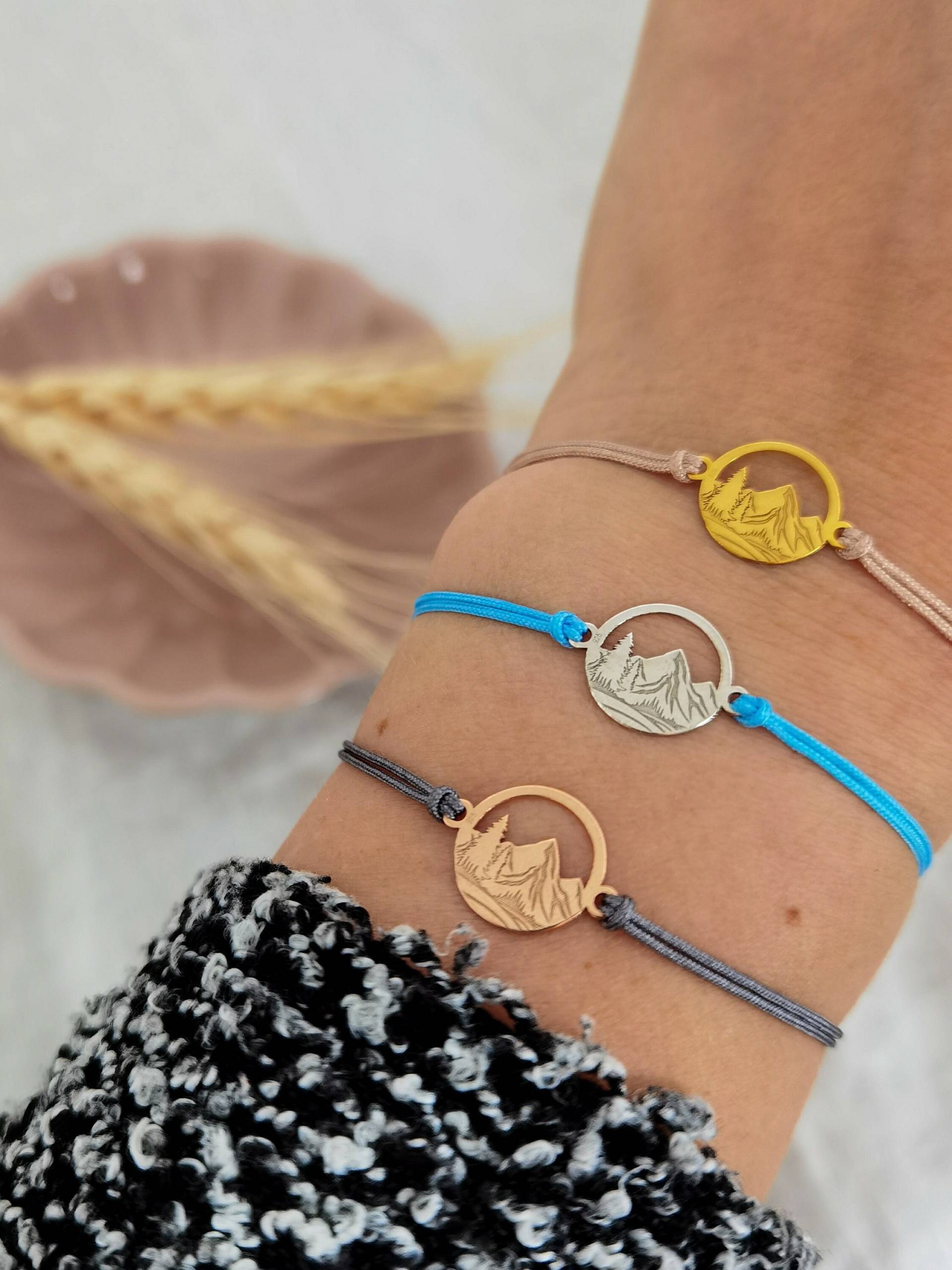 Berg Armband 925 Sterling Silber I Für Wanderer von bracelens