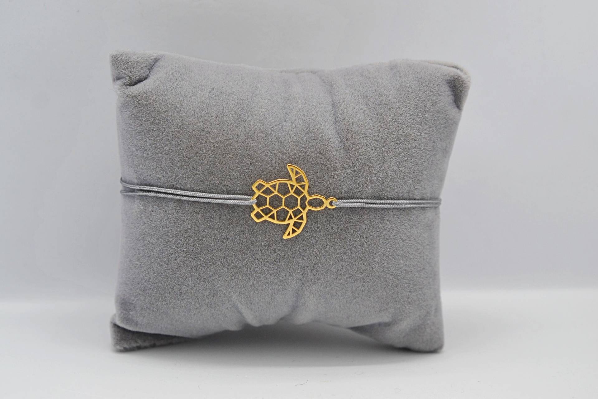 Filigranes Armband Schildkröte Aus 925 Sterling Silber - Origami Design, Handgefertigt, Verstellbar von bracelens