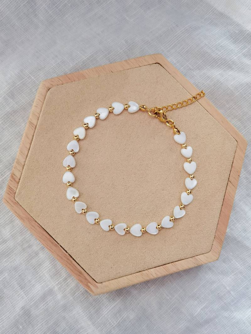 Herz Fußkettchen I Fußkette Sommer Schmuck von bracelens