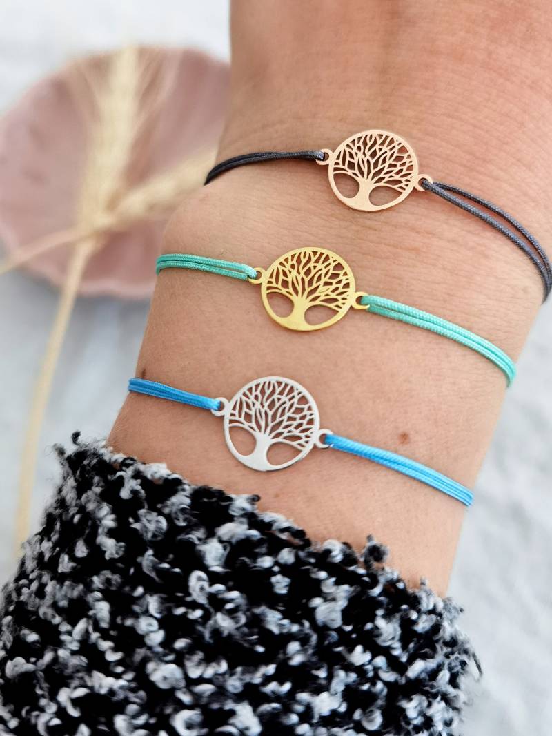 Lebensbaum Armband 925 Sterling Silber I Geschenk Zur Konfirmation, Taufe Oder Kommunion Glücksbringer von bracelens