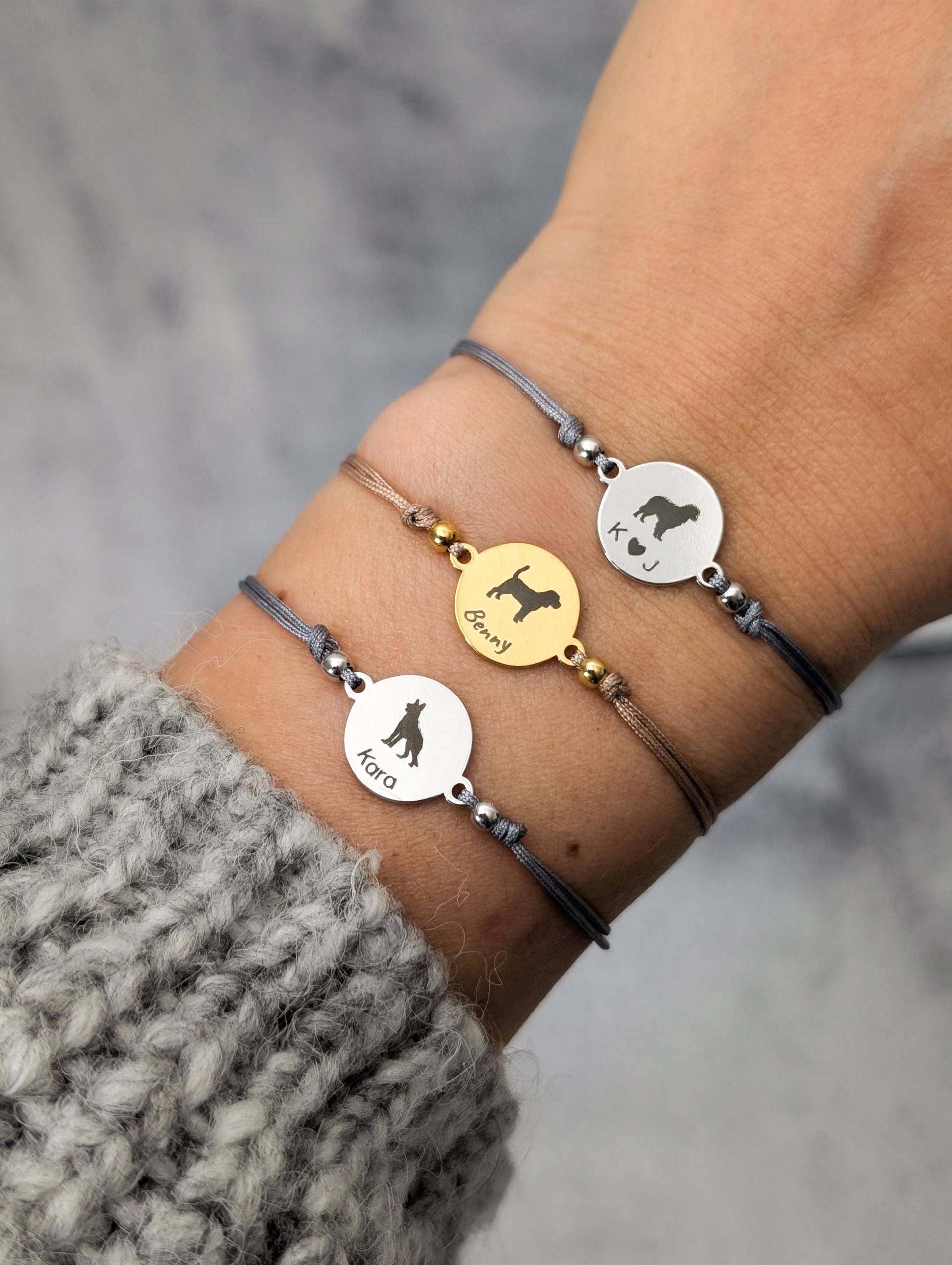 Personalisiertes Hunde Armband I Geschenk Für Hundebesitzer Hundeliebhaber Erinnerung Hund von bracelens