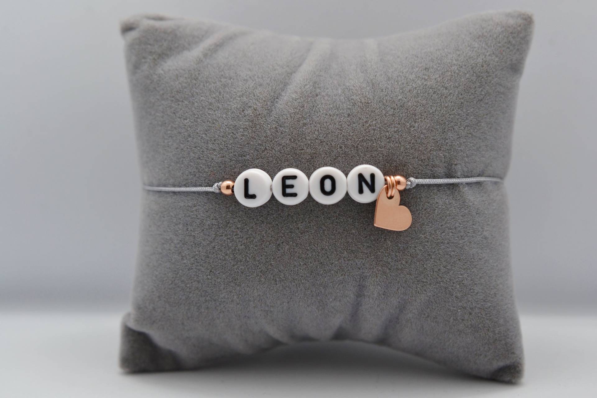 Personalisiertes Namensarmband Mit Herzanhänger 925 Sterling Silber I Buchstabenarmband Herz Armband von bracelens