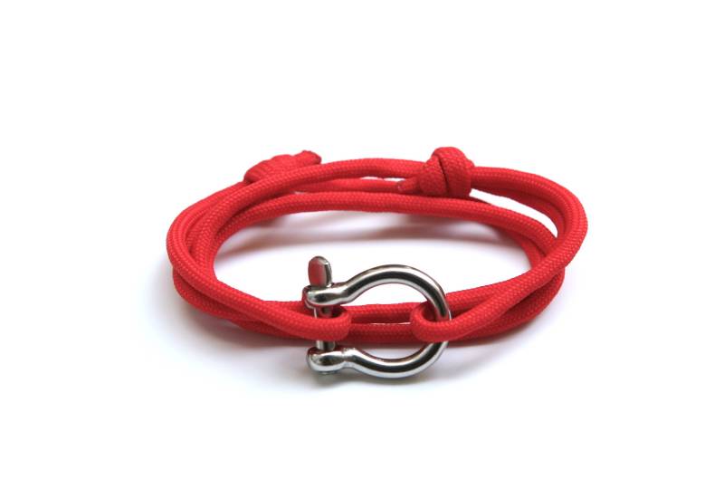 Armband Rot Schnur Manila Armband Rot Schnur Manila von braceletsdebagatelle