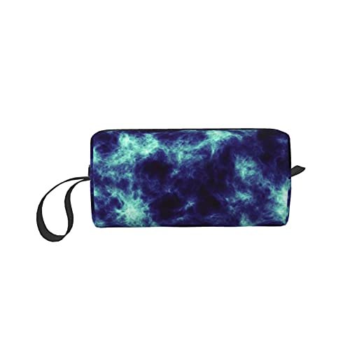 Biolumineszenz-Münztasche, Stiftehalter, Clutch, Handgelenk, Geldbörse, Geldbörse, tragbare Aufbewahrungsbox, Kosmetiktasche, Reißverschluss, Siehe Abbildung, Einheitsgröße, Kosmetikkoffer von bradkke