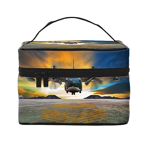 The Solar System Reise-Make-up-Tasche für Damen, wasserfeste Kosmetiktasche, faltbar, Kulturbeutel, Lehrergeschenk, Wunderschöner Dusky Sky, Einheitsgröße, Kosmetikkoffer von bradkke