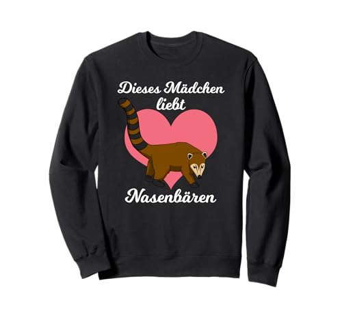 Dieses Mädchen liebt Nasenbären süßes Tier Sweatshirt von brand
