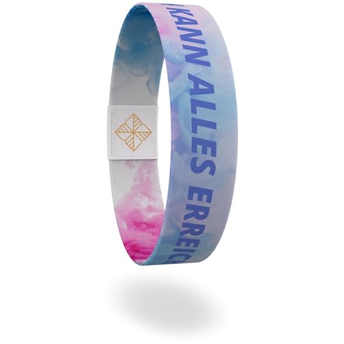 GLAUBENSBAND Motivations-Armbänder mit Glaubenssätzen Größe L (19cm) - Glücksbringer Armband, Freundschafts-Armband und Energiearmband - geeignet für Kinder, Damen, Herren - perfektes Mitbringsel ik von brands2love